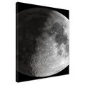 Obraz na płótnie - księżyc, kratery, powierzchnia