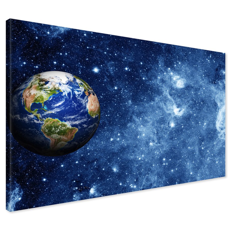 Obraz na płótnie - ziemia, kosmos, planeta