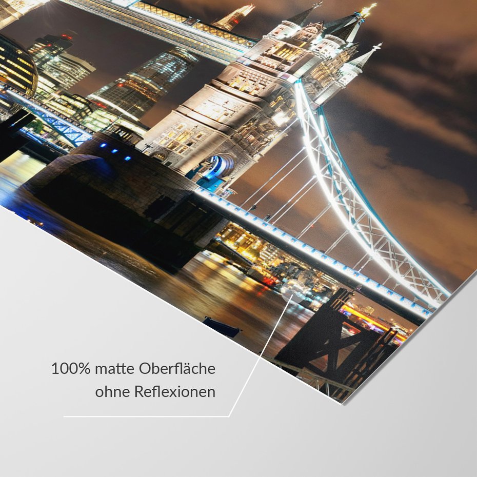 Fototapeta - Londyn, most, noc