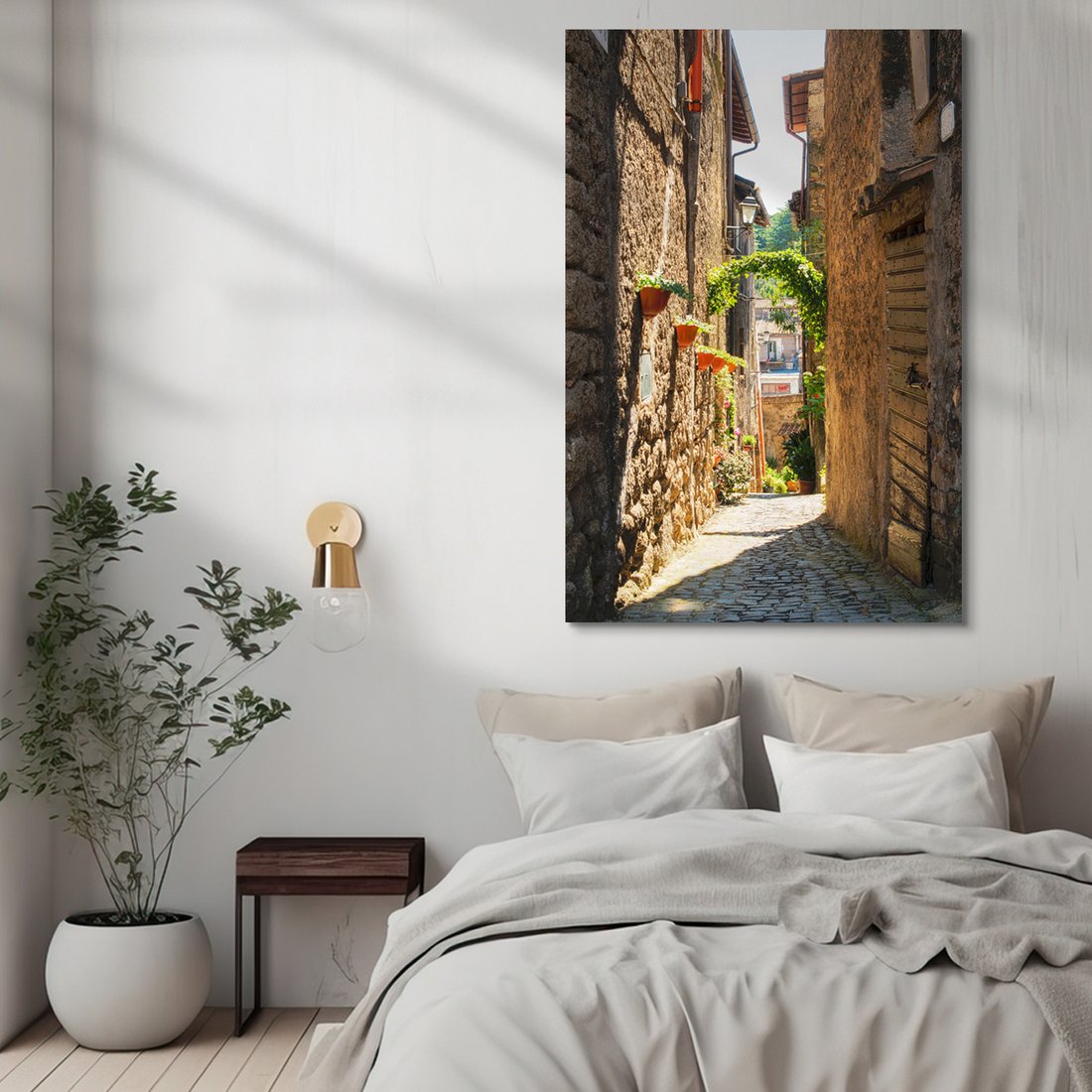 Obraz na płótnie - uliczka, miasto, kamień