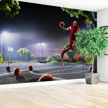 Fototapeta - koszykówka, sport, skok