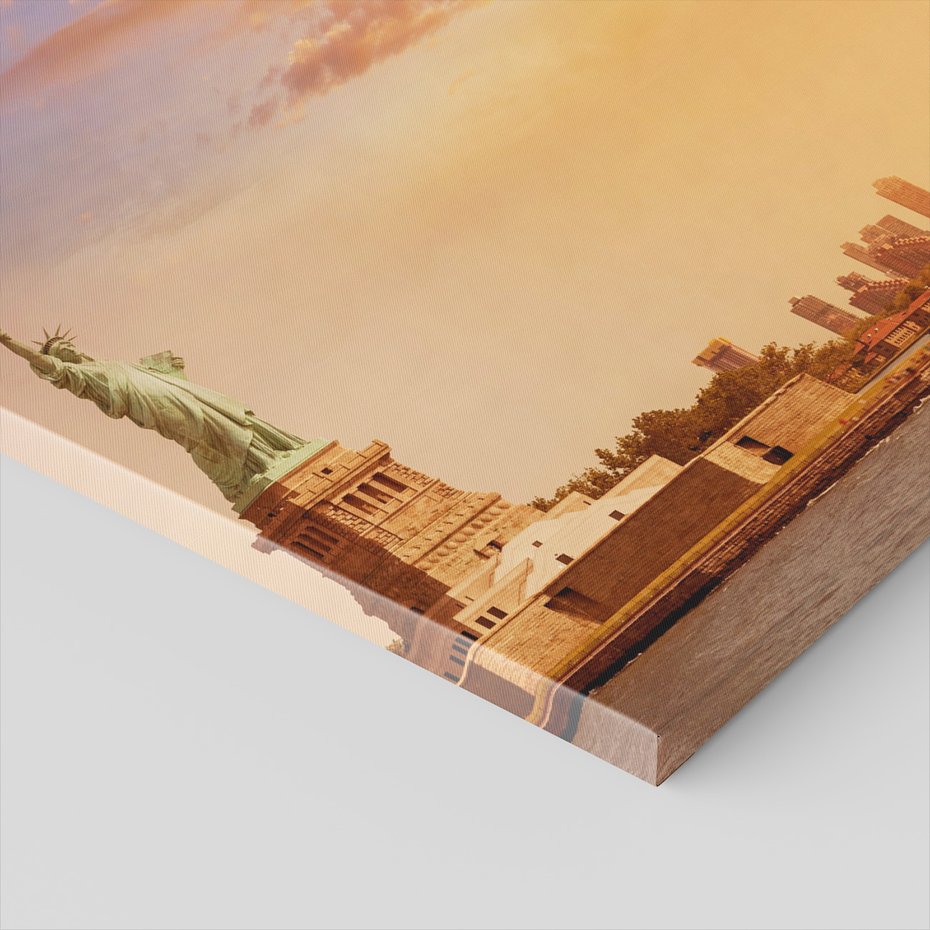 Obraz na płótnie - Nowy Jork, Statua Wolności, miasto