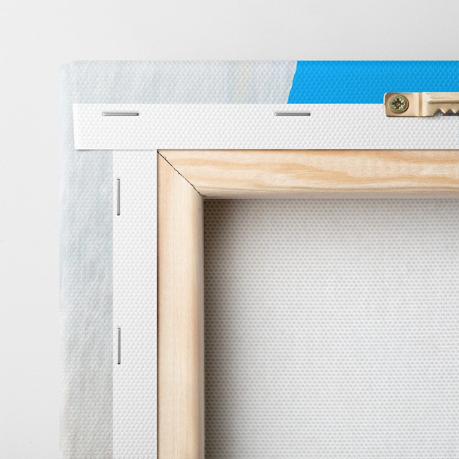 Obraz na płótnie - uliczka, kwiaty, schody