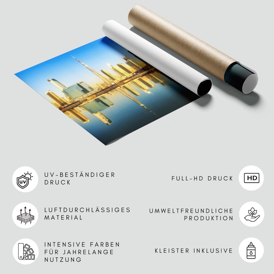 Fototapeta - dubai, miasto, panorama