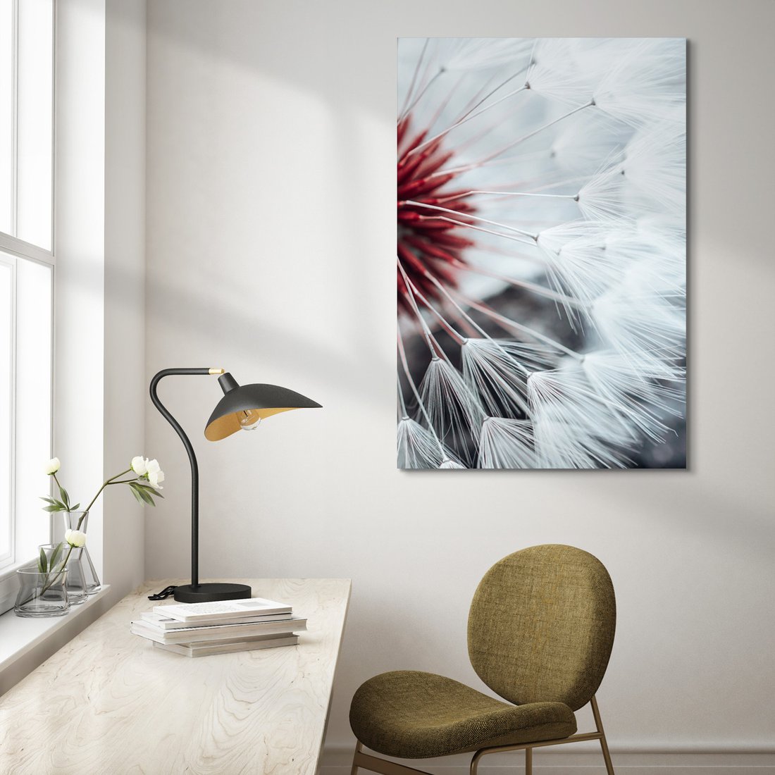 Obraz na płótnie - dmuchawiec, natura, nasiona