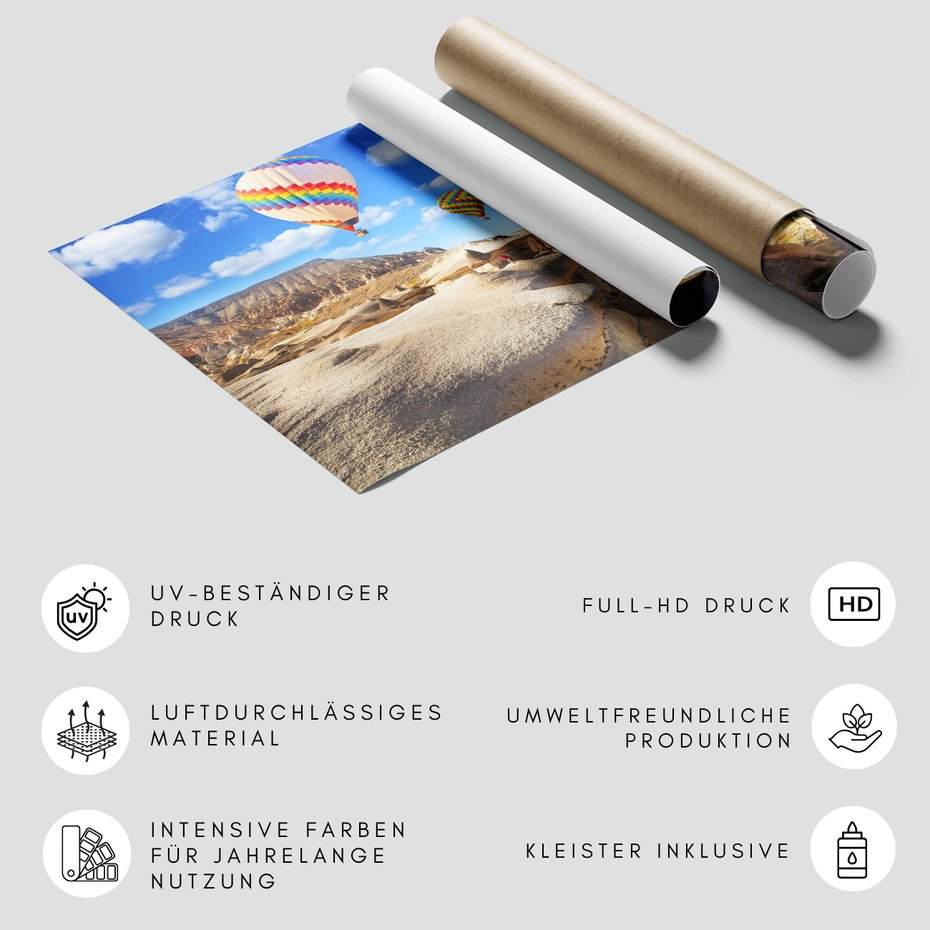 Fototapeta - balony, krajobraz, kapadocja