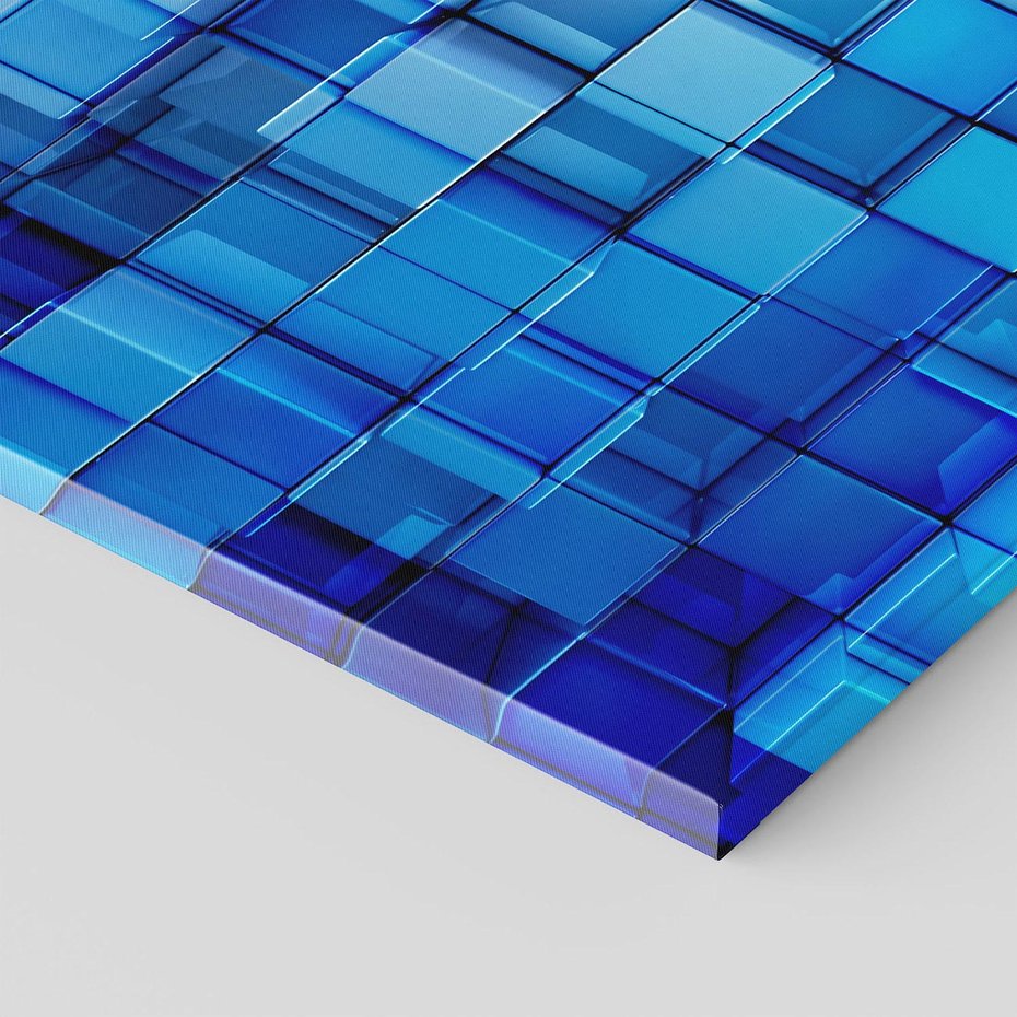 Obraz na płótnie - kostki, sześciany, abstrakcja