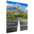 Obraz na płótnie - góry, droga, krajobraz