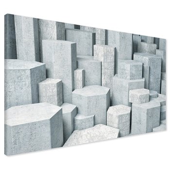 Obraz na płótnie - beton, sześcian, abstrakcja