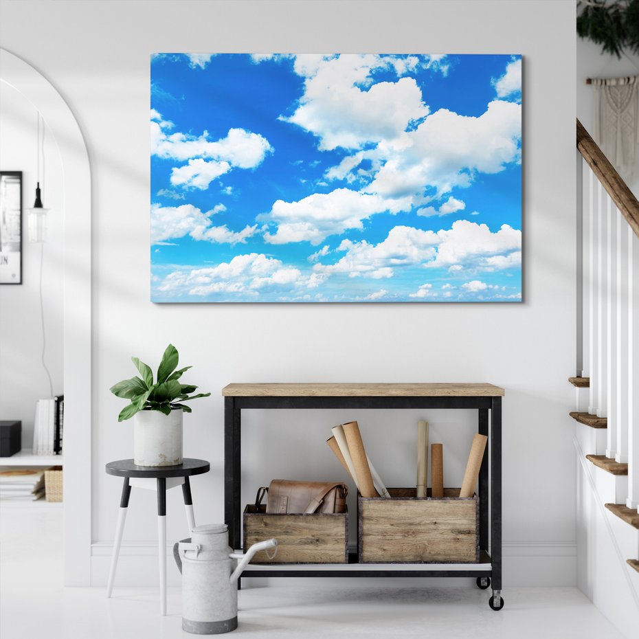 Obraz na płótnie - niebo, chmury, krajobraz