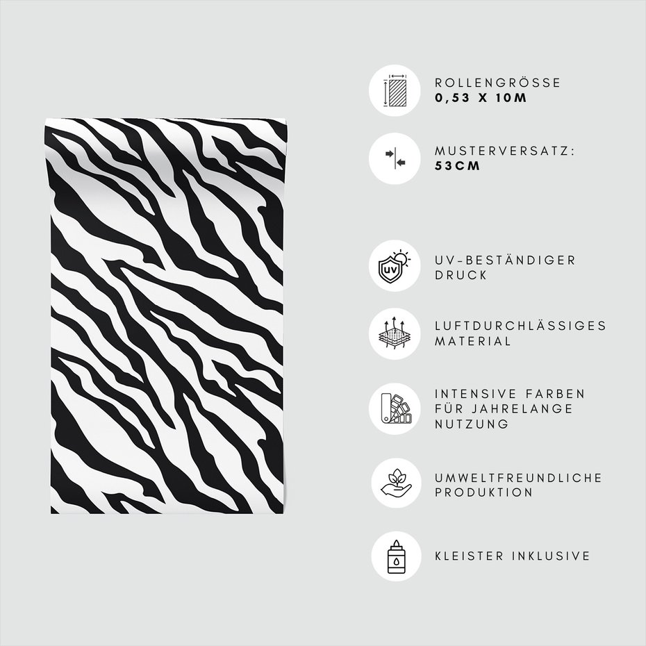 Tapeta - zebra, paski, afryka