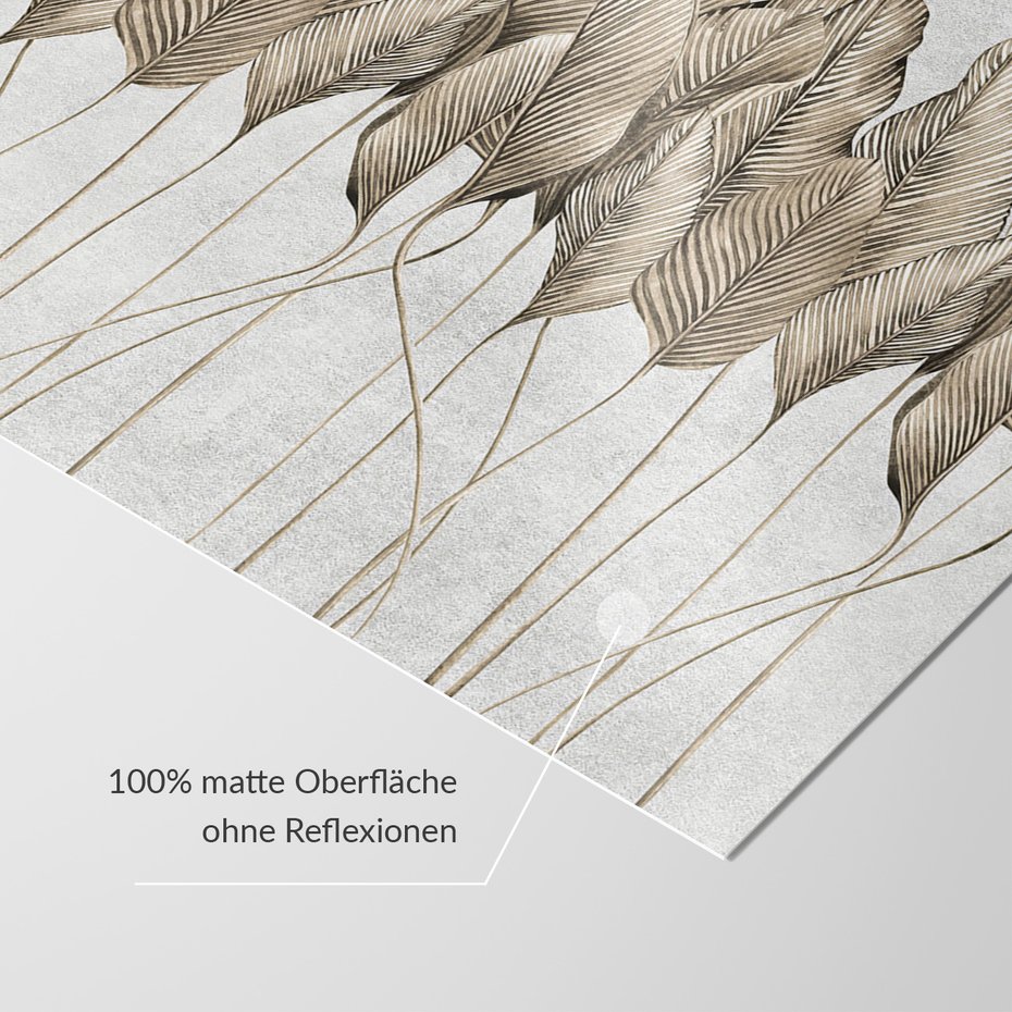 Fototapeta - beton, duże, liście