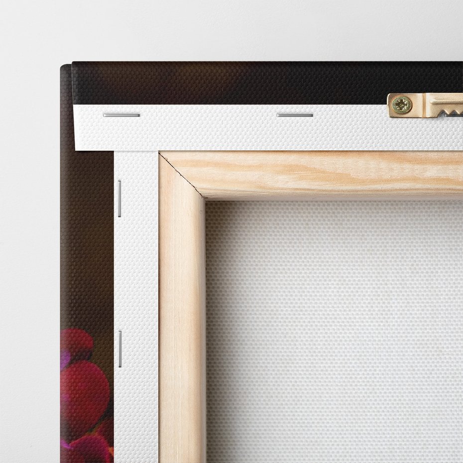 Obraz na płótnie - orchidee, spa, relaks