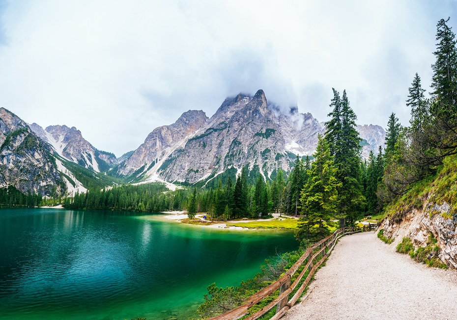 Fototapeta - jezioro, góry, lasy