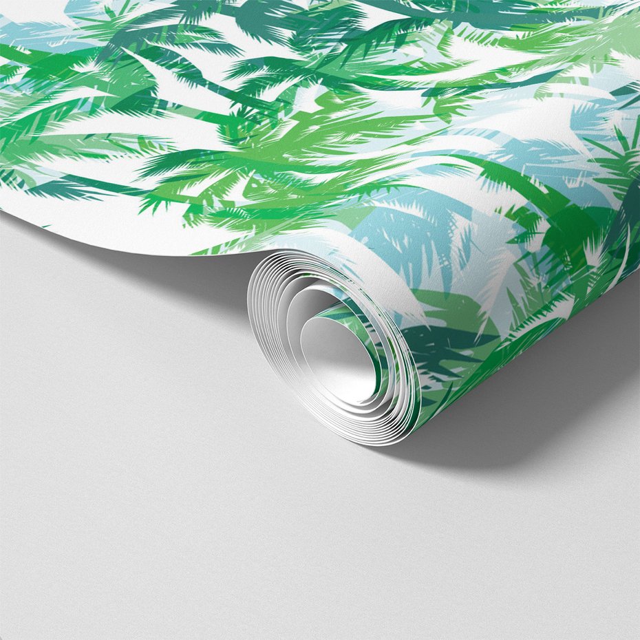 Tapeta - liście, palmy, lato