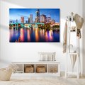 Obraz na płótnie - miasto, most, woda