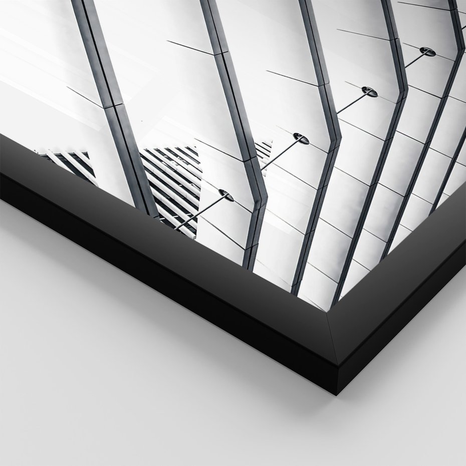 Zestaw obrazy w ramie, plakaty - architektura,budynek,struktura - rama czarna