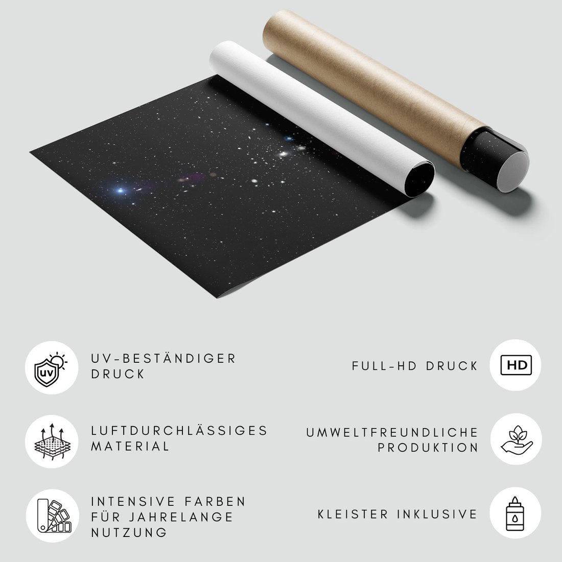 Fototapeta - kosmos, księżyc, gwiazdy