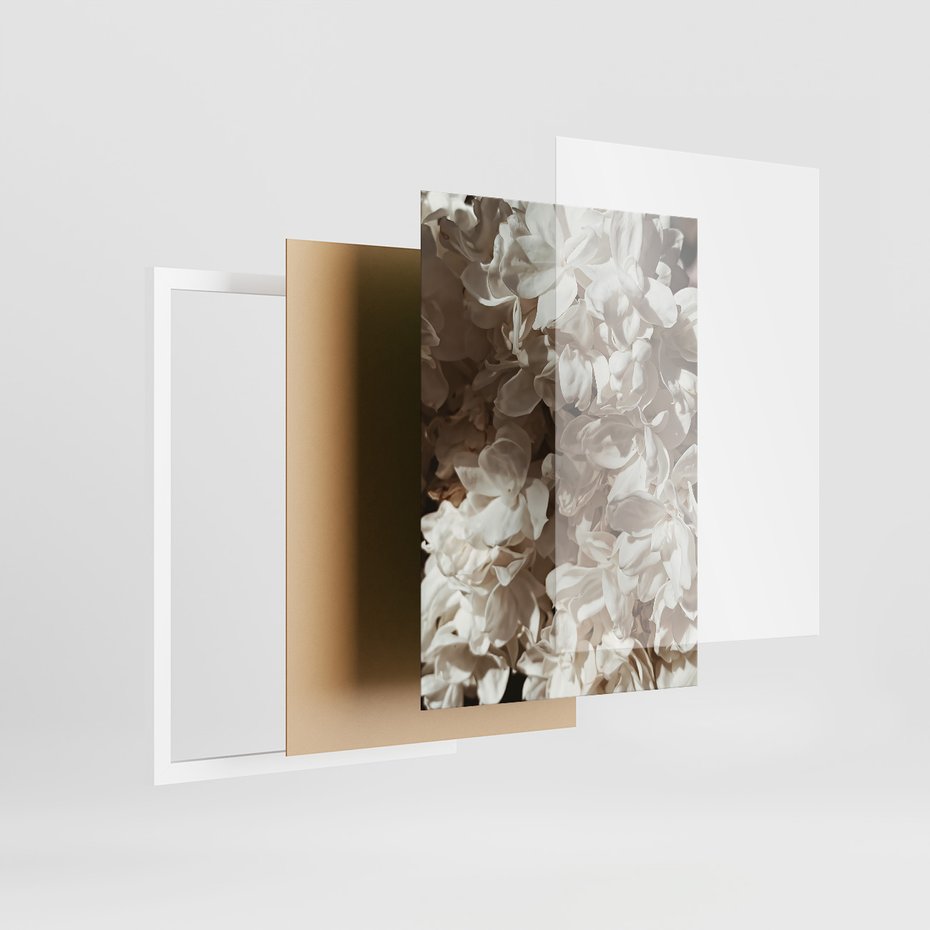 Zestaw obrazy w ramie, plakaty - kwiaty, róże, bukiet - rama biała