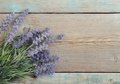 Fototapeta - lawenda, kwiaty, drewno