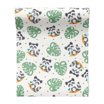 Tapeta - dziecięca, szop, liście