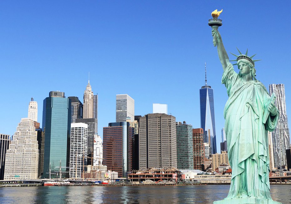 Fototapeta - Nowy Jork, Statua Wolności, Manhattan