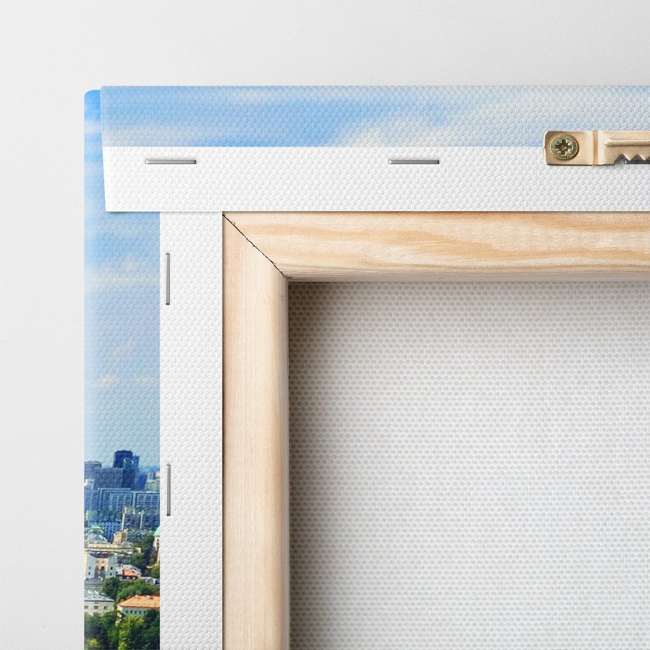 Obraz na płótnie - miasto, most, rzeka