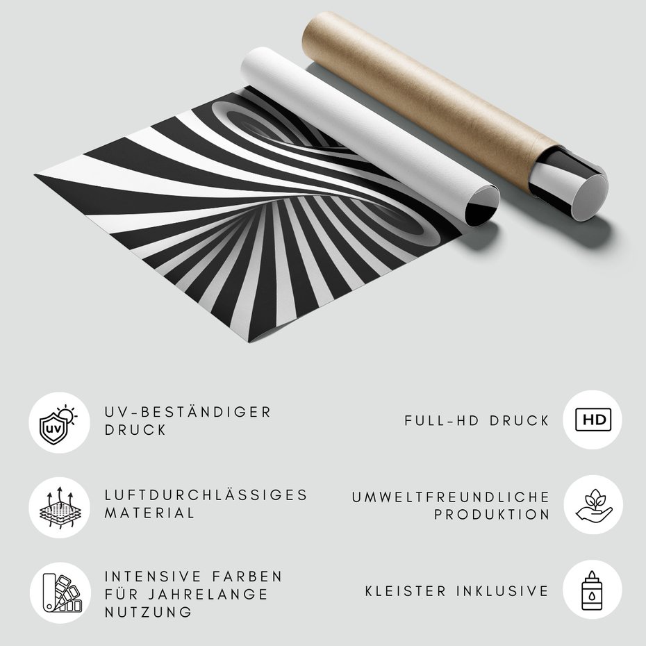 Fototapeta - abstrakcja, iluzja, spirala