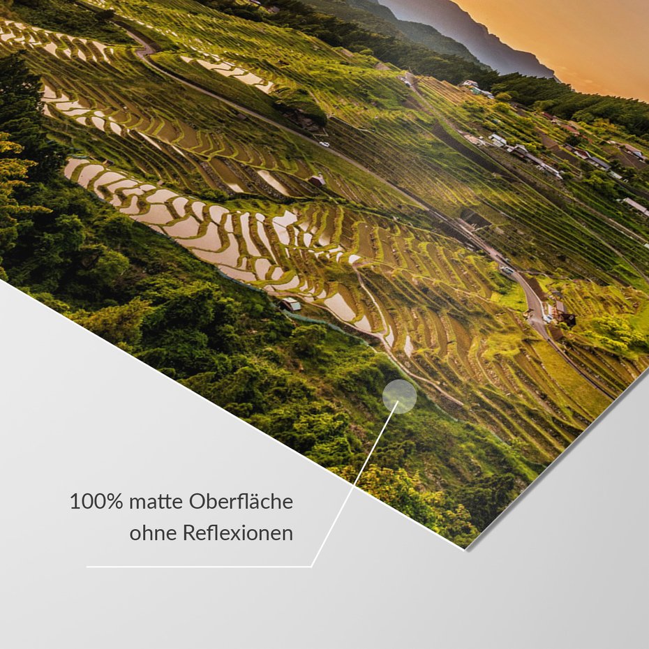 Fototapeta - tarasy ryżowe, góry, krajobraz