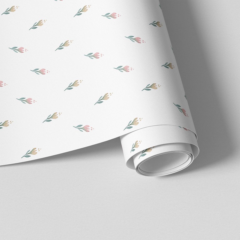 Tapeta - kwiaty, wzór, tapeta