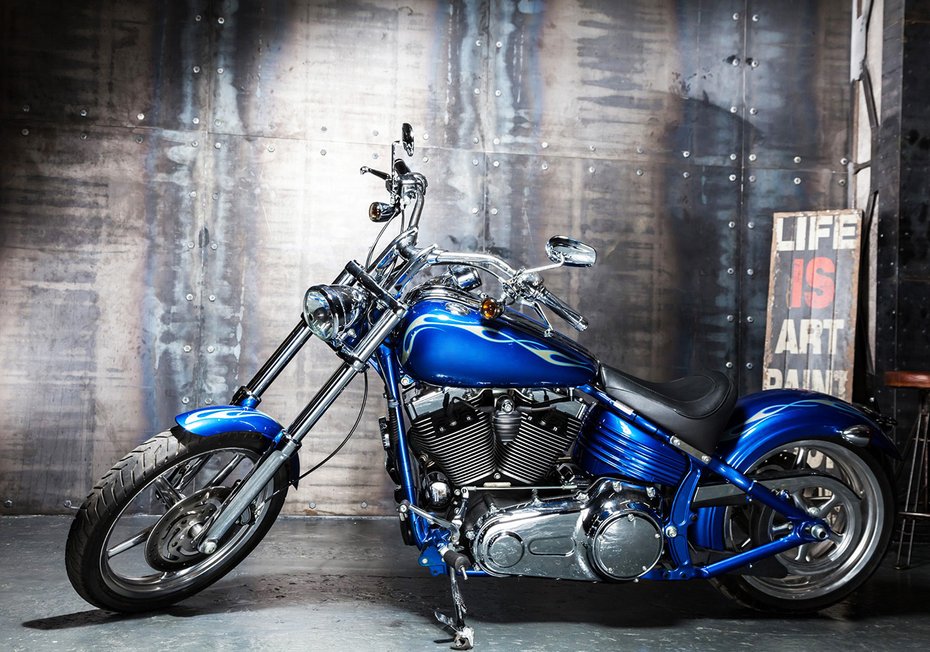 Fototapeta - motocykl, pojazd, chrom