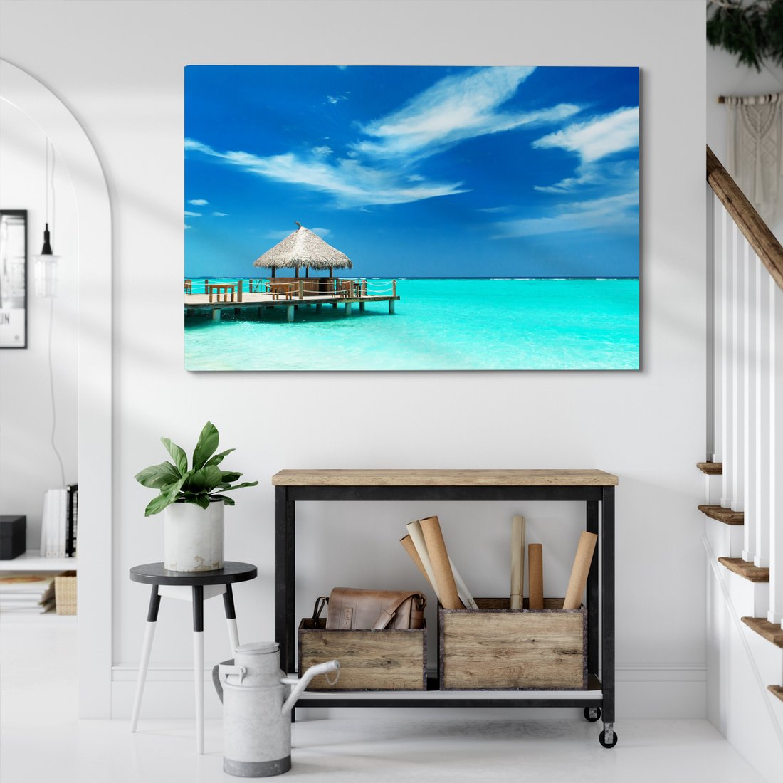 Obraz na płótnie - plaża, morze, turkusowy