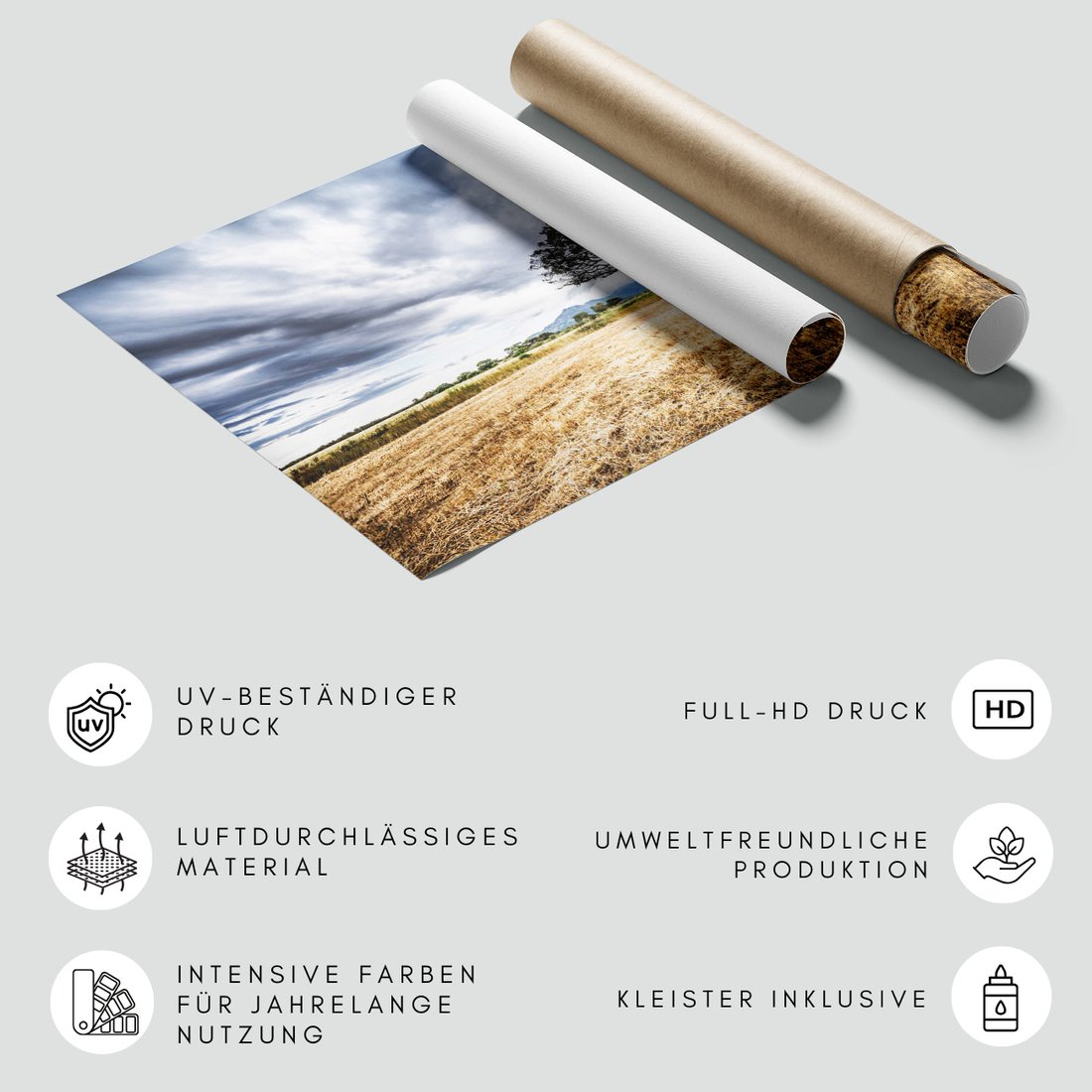 Fototapeta - krajobraz, drzewo, niebo