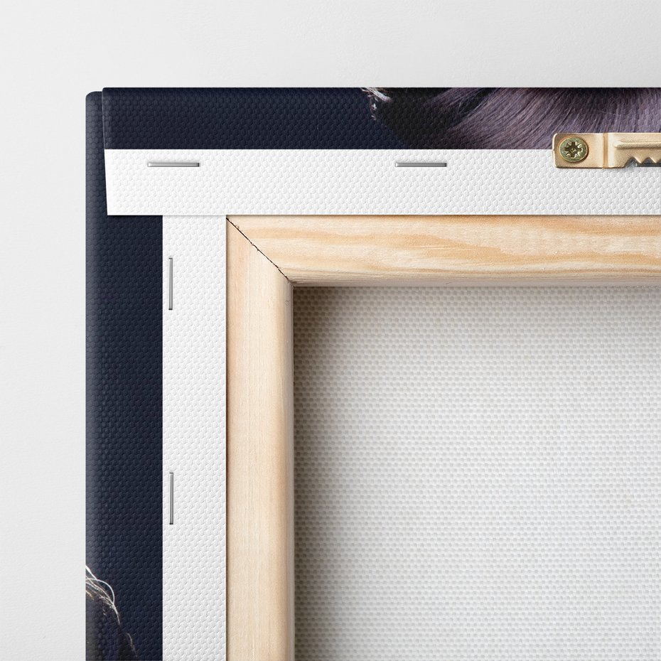 Obraz na płótnie - gejsza, kwiaty, kimono