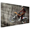 Obraz na płótnie - motocross, skok, sport