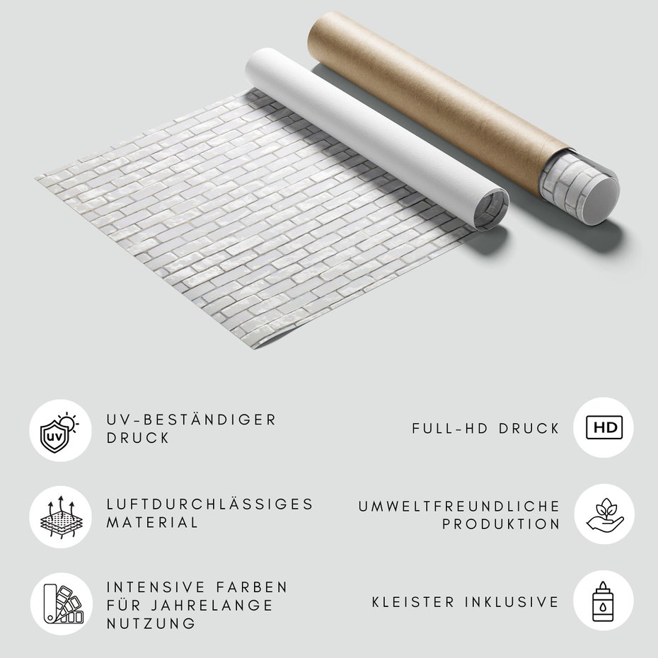 Fototapeta - ściana, cegły, biały