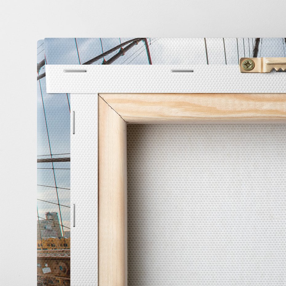 Obraz na płótnie - most, miasto, brooklyn