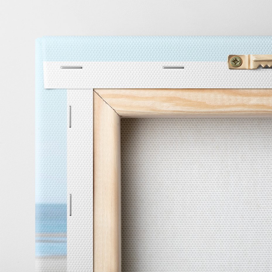 Obraz na płótnie - plaża, morze, drewno