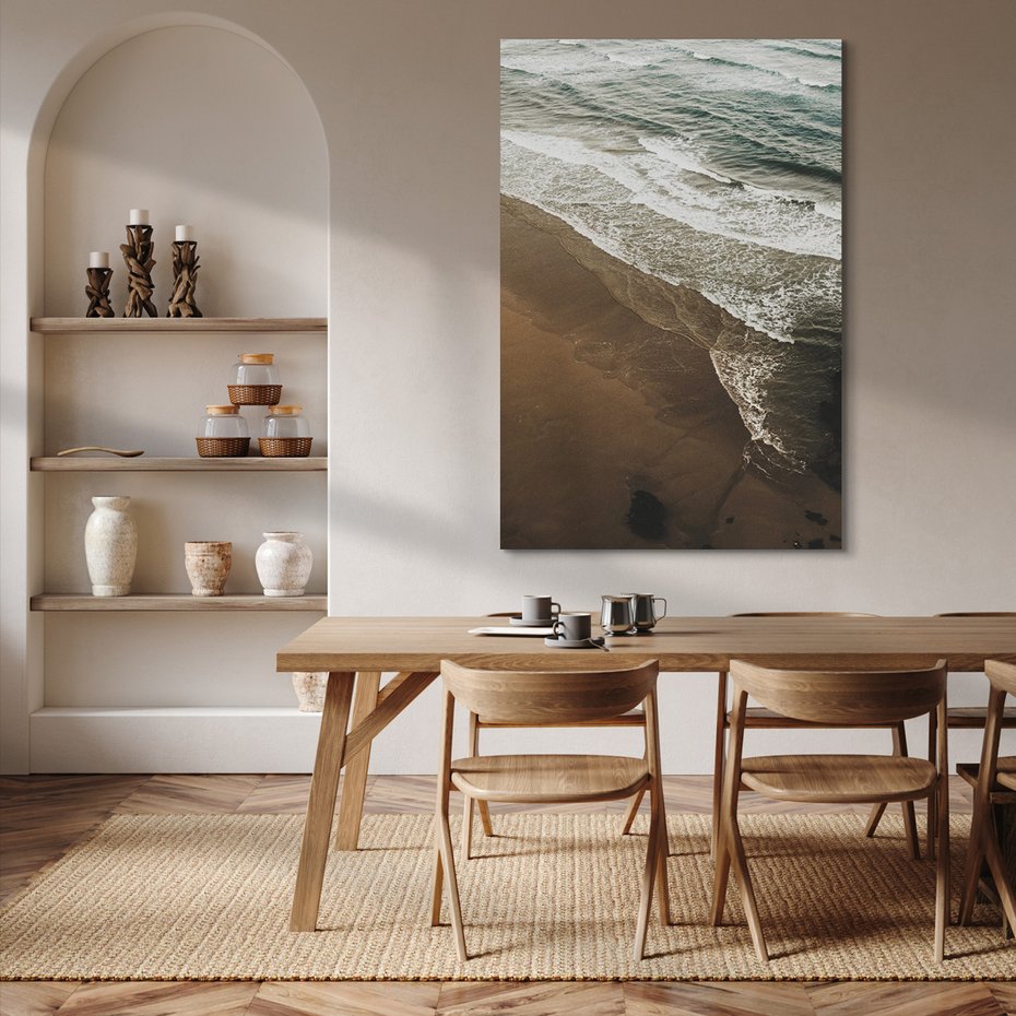 Obraz na płótnie - plaża, morze, fale