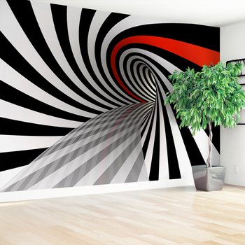 Fototapeta - abstrakcja, tunel, iluzja