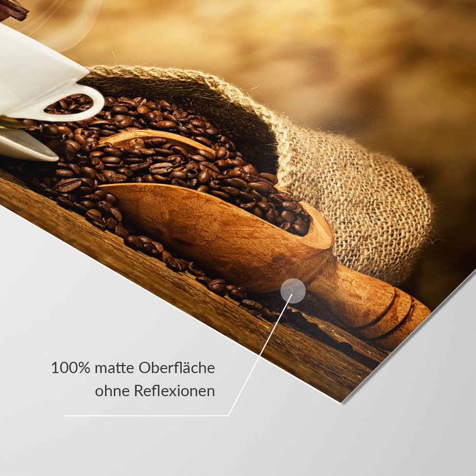 Fototapeta - kawa, ziarna, filiżanka