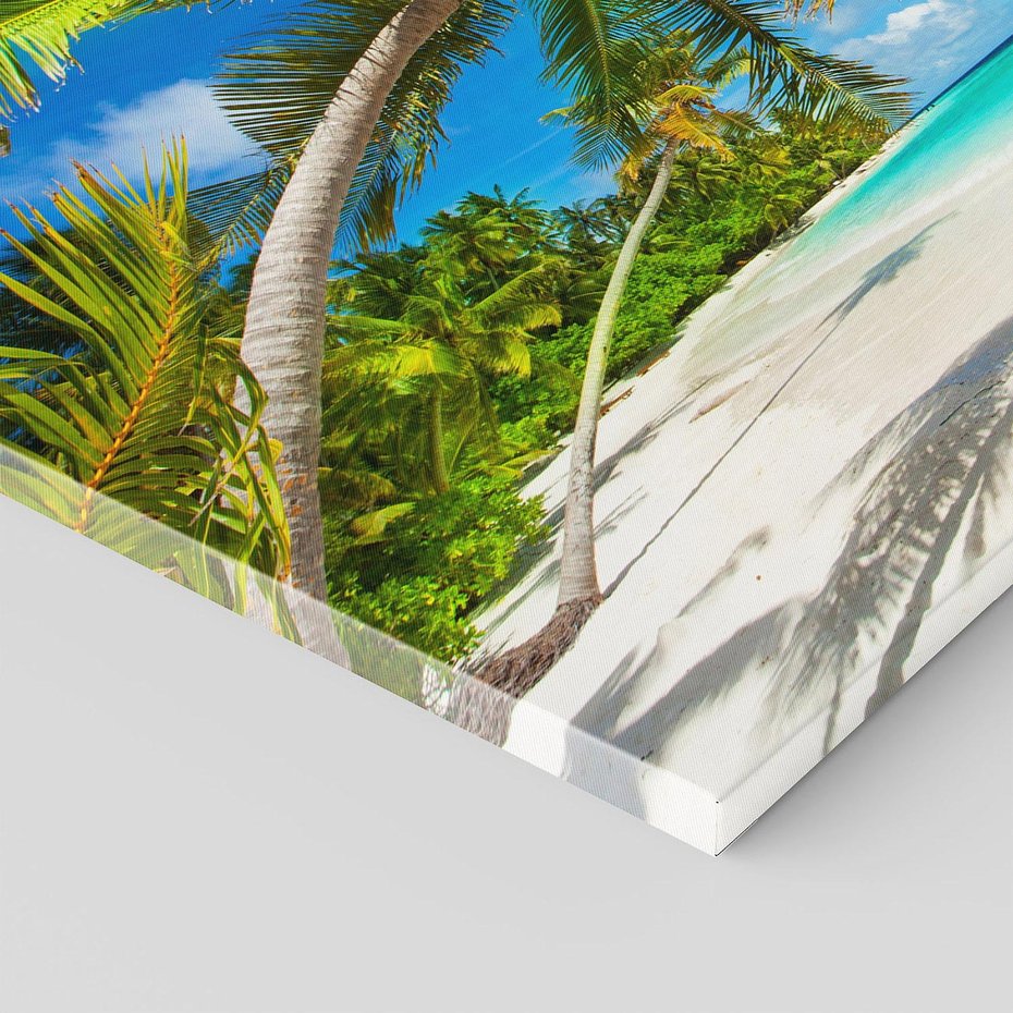 Obraz na płótnie - plaża, palmy, morze