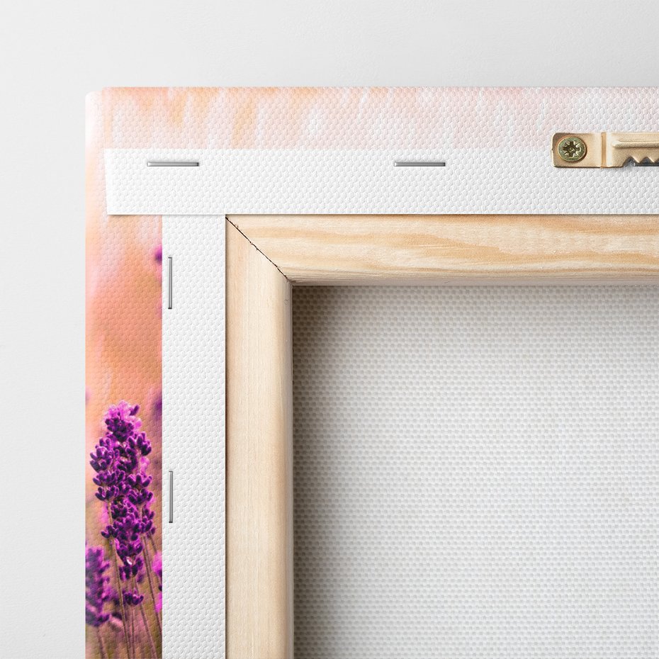 Obraz na płótnie - lawenda, kwiaty, pole