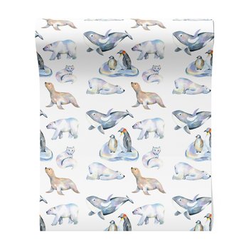 Tapeta - foka, pingwin, niedźwiedź