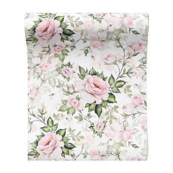 Tapeta - róże, liście, pąki