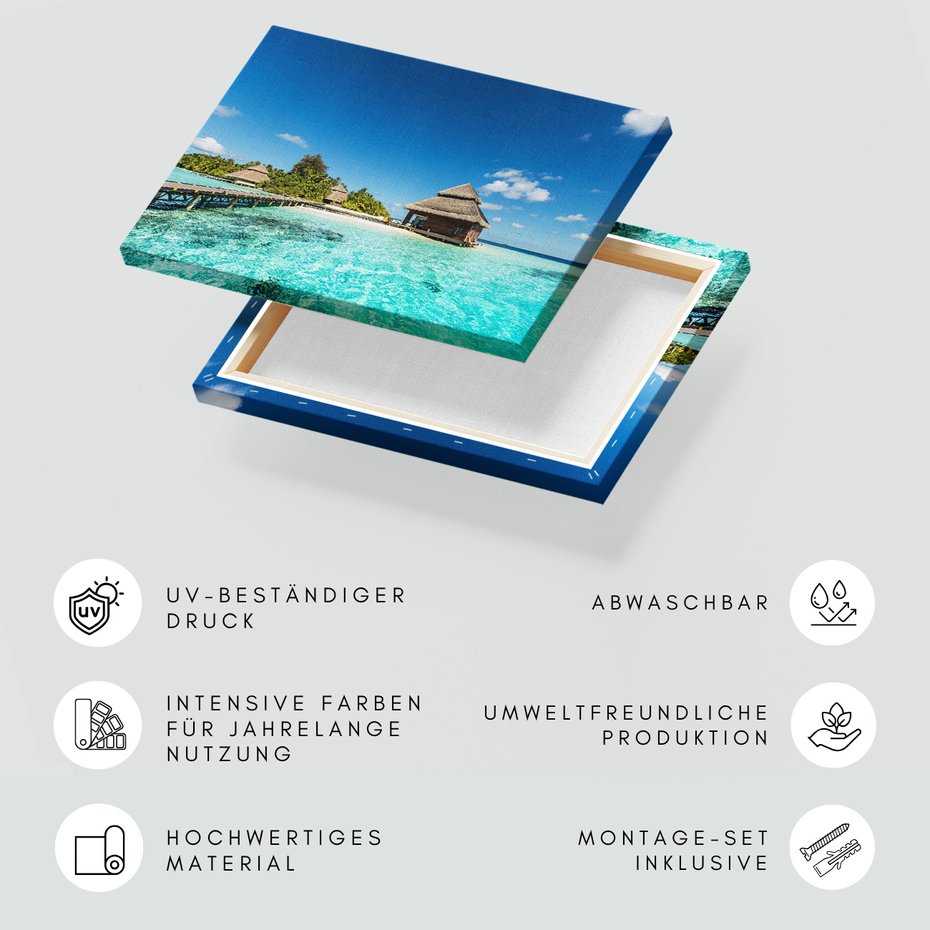 Obraz na płótnie - plaża, morze, turkus