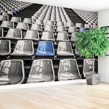 Fototapeta - krzesła, stadion, trybuny