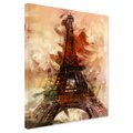Obraz na płótnie - wieża Eiffla, Paryż, abstrakcja