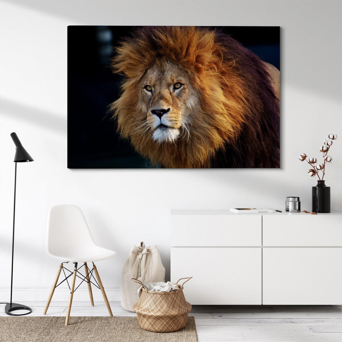 Obraz na płótnie - lew, zwierzę, drapieżnik