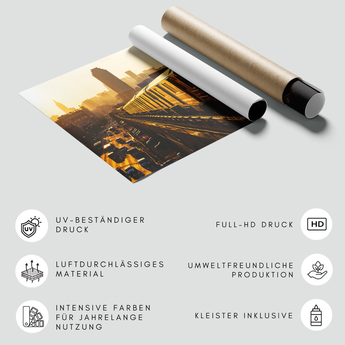 Fototapeta - miasto, pociąg, budynki